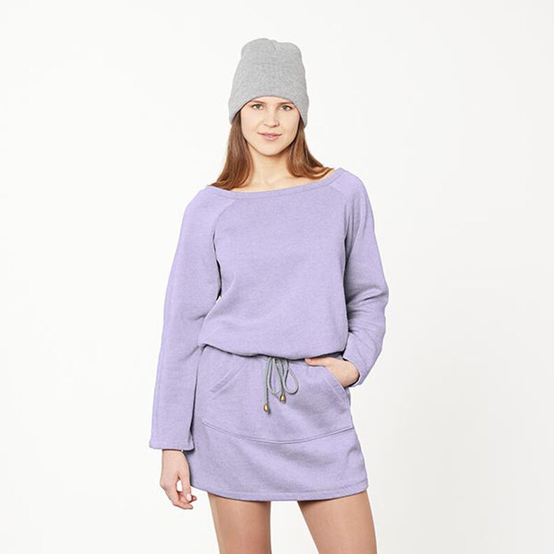 Sweatshirt gratté – mauve,  image number 7