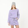 Sweatshirt gratté – mauve,  thumbnail number 7