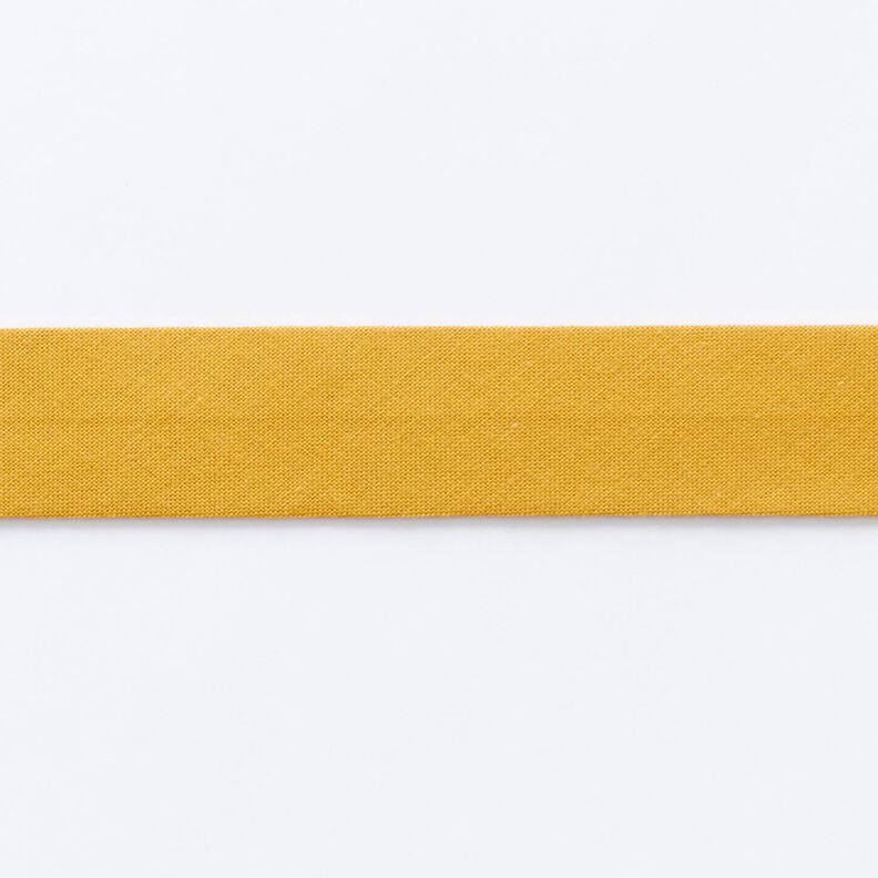 Biais Coton bio [20 mm] – moutarde,  image number 1
