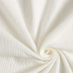 Tissu double gaze de coton – écru, 