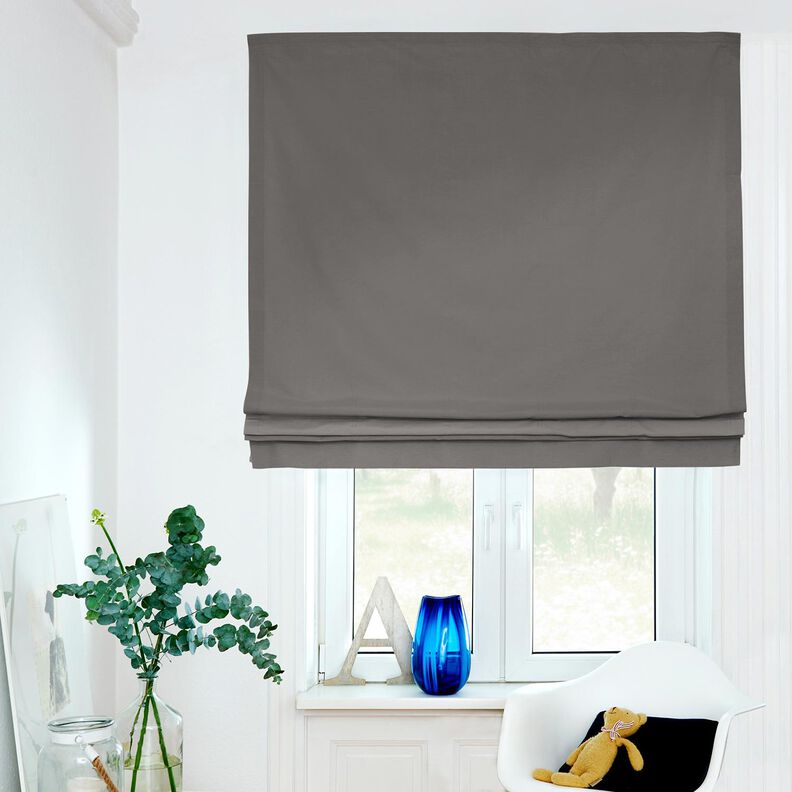 Tissu opaque Uni – anthracite,  image number 6