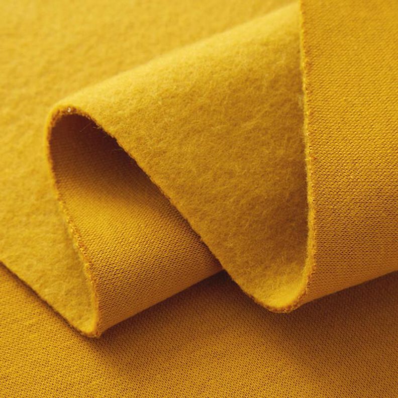 Sweatshirt gratté – moutarde,  image number 4
