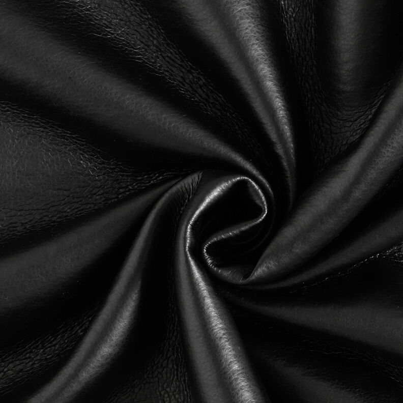 Article de second choix Similicuir avec fausse fourrure, uni – noir/vieux rose clair,  image number 5
