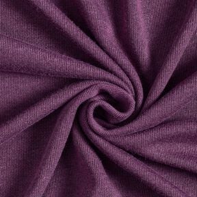 Tissu maille Mélange viscose super doux – aubergine, 