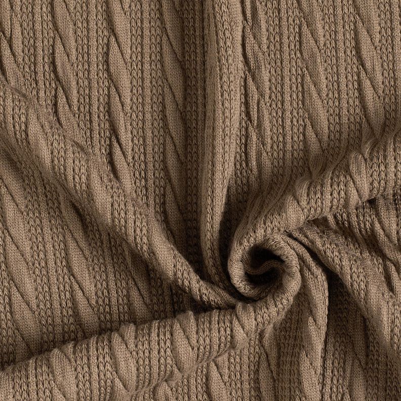 Tricot Cloqué Torsades – dune,  image number 3