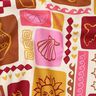 Popeline coton patchwork | Poppy Fabrics – crème/rouge foncé,  thumbnail number 2