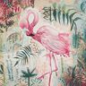 Tissu de décoration pièce Gobelin Flamant – beige/rose vif,  thumbnail number 1