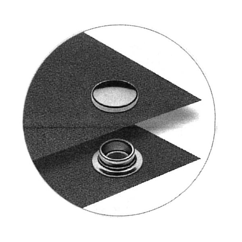 Mini boutons-pression sport [Ø 13 mm] - argent métalliqueé| Prym,  image number 4