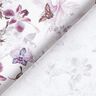 Tissu de décoration Popeline coton Papillons & Orchidées – violet pastel,  thumbnail number 4