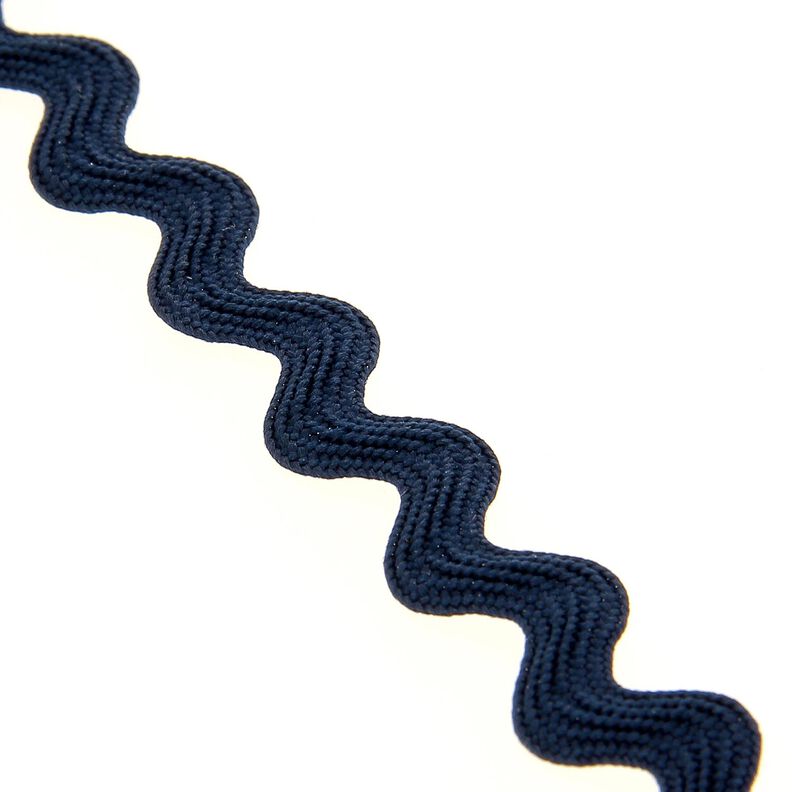 Lisse dentelée [12 mm] – bleu marine,  image number 1