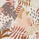 Tissu en coton Cretonne plantes de la jungle abstraites – terre cuite/abricot,  thumbnail number 6