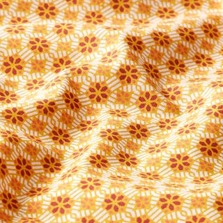 Tissu en coton cretonne Kaléidoscope – moutarde, 