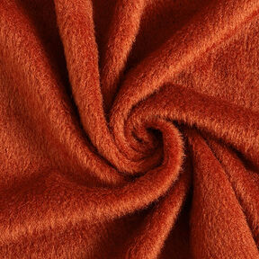 Maille pour manteau pelucheuse, unie – bronze, 