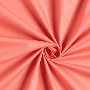 Popeline coton Uni – corail, 