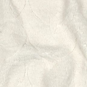 Fourrure synthétique Motif de cœur | Poppy Fabrics – écru, 