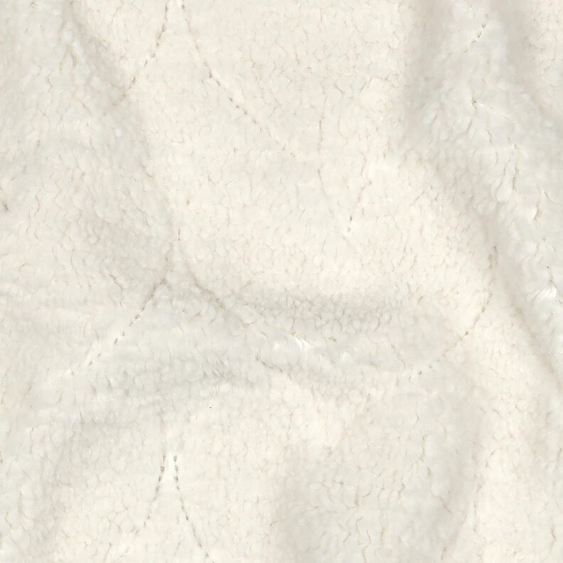 Fourrure synthétique Motif de cœur | Poppy Fabrics – écru, image number 2