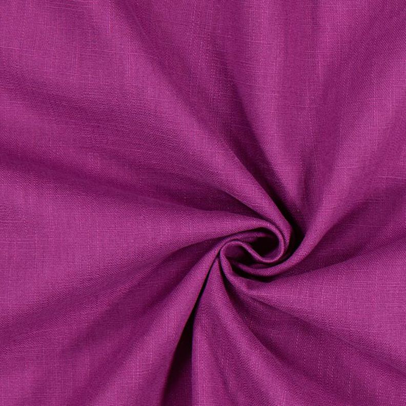 Tissu de lin en ramie mélangée medium – raisin, image number 1