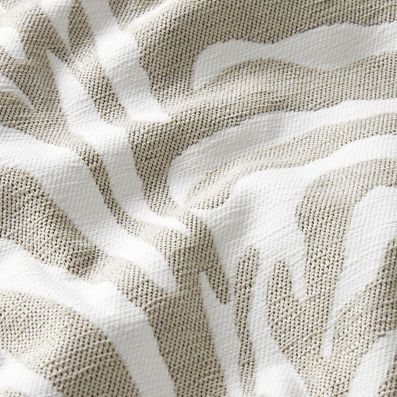 Tissu de revêtement Jacquard Zèbre – anémone/nature, image number 6