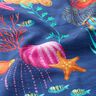 Tissu de décoration Semi-panama Monde sous-marin coloré – bleu marine/turquoise,  thumbnail number 2