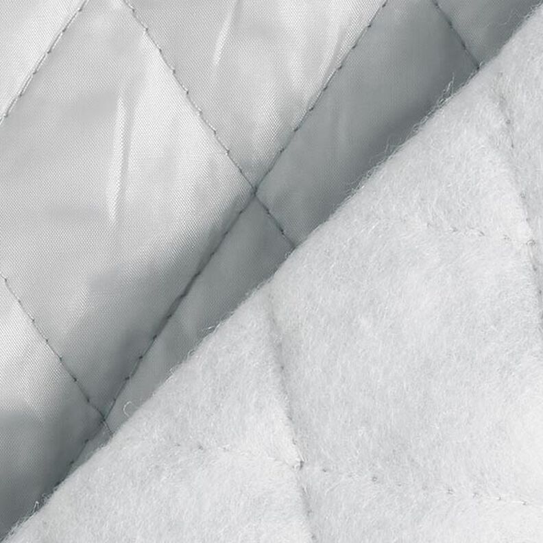 Doublure matelassée en losanges – argent,  image number 5