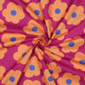 Popeline coton Big Flower | Nerida Hansen – lilas rouge/abricot,  thumbnail number 3