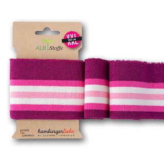 GOTS Bord-côtes Bio CUFF ME COLLEGE [140 cm | 7 cm] | Albstoffe | Hamburger Liebe, 