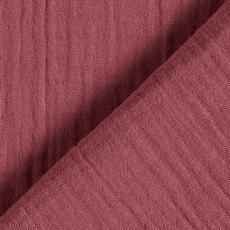 GOTS Tissu double gaze de coton | Tula – mauve,  image number 4
