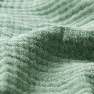 GOTS Tissu triple gaze de coton – roseau, 