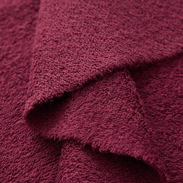 Tissu éponge – rouge bordeaux,  image number 4