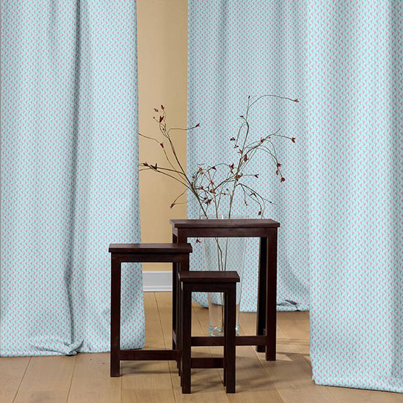 Cretonne Flamant 3 – turquoise,  image number 5