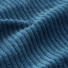 Velours côtelé large prélavé Uni – bleu acier,  thumbnail number 2