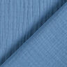 Tissu double gaze de coton – bleu acier,  thumbnail number 4