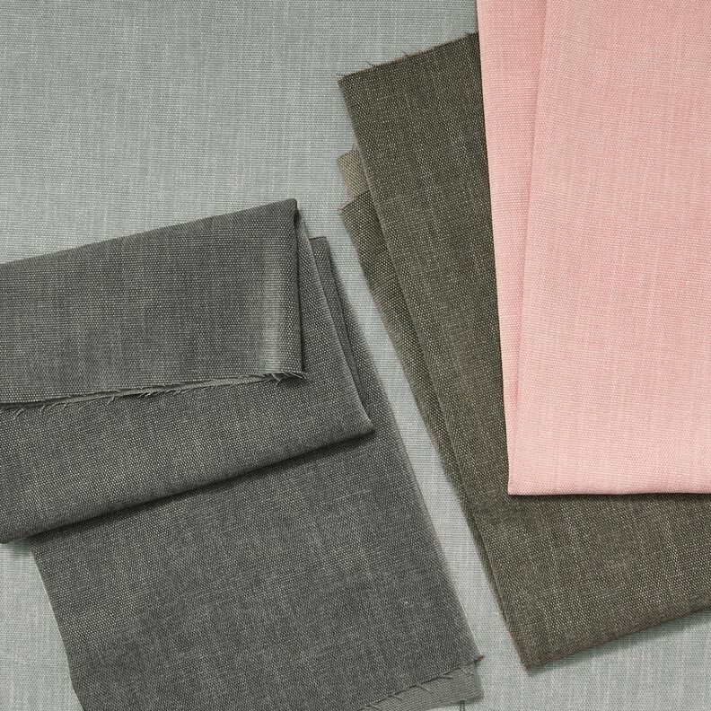 Tissu de revêtement Tissu chenille – gris clair, image number 4