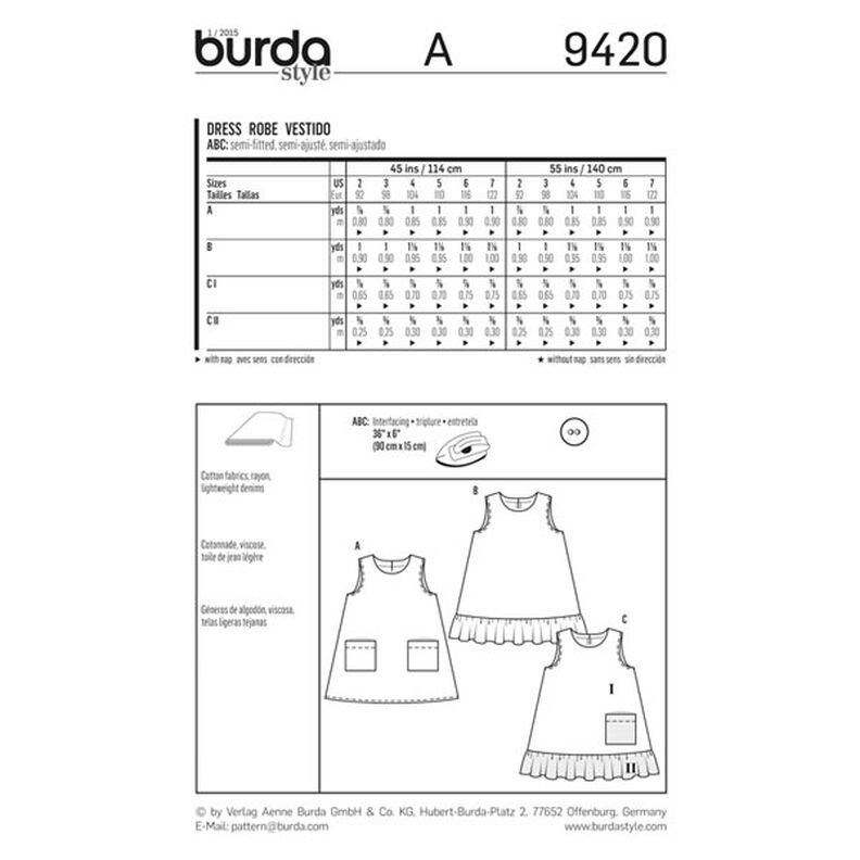 Robe large, Burda 9420,  image number 4