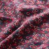 Jersey coton Mer de fleurs – merlot/corail,  thumbnail number 2