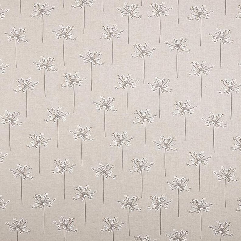 Tissu de décoration Semi-panama griffe d'ours – nature/blanc,  image number 1