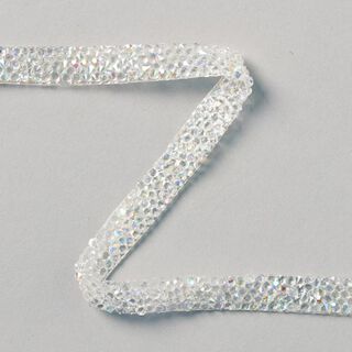 Galon perlé thermocollant - blanc, 