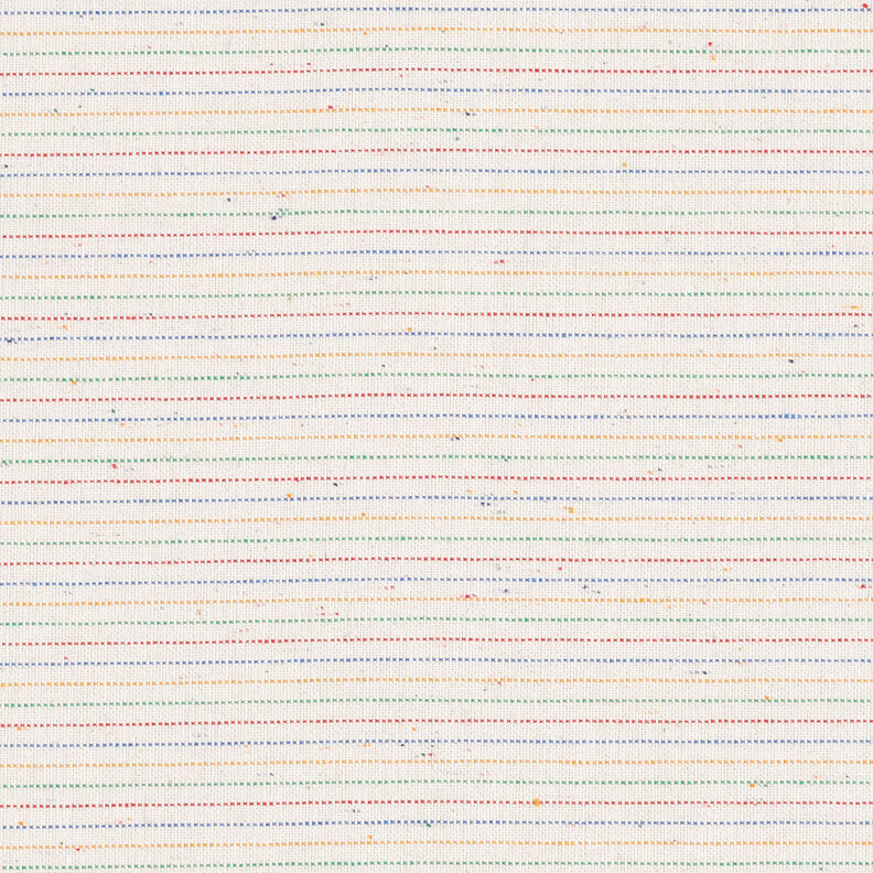 Tissu de décoration Semi-panama Rayures multicolores – nature, image number 1