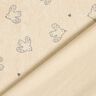 Jersey éponge Petits oiseaux – amande,  thumbnail number 4