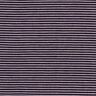 Tricot fin rayures étroites – prune/blanc,  thumbnail number 1
