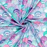 Tissus pour maillot de bain UPF50 Coquillages – bleu aqua/lilas bleu,  thumbnail number 3