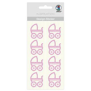 Autocollant design Baby Girl [ 8 Pièces ] – rose, 
