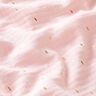 Tissu double gaze de coton Imprimé feuille Rectangle | by Poppy – rosé,  thumbnail number 2