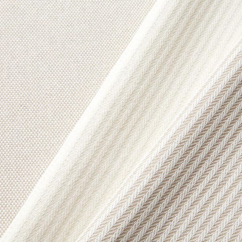 Tissu de décoration Jacquard Rayures discrètes – beige foncé,  image number 4