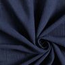 Tissu en coton aspect lin – bleu nuit,  thumbnail number 1