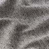 Tissu déco semi-panama nervuré en coton recyclé – noir/blanc,  thumbnail number 2