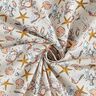 Tissu en coton Cretonne Fond marin – beige clair/jaune curry,  thumbnail number 3