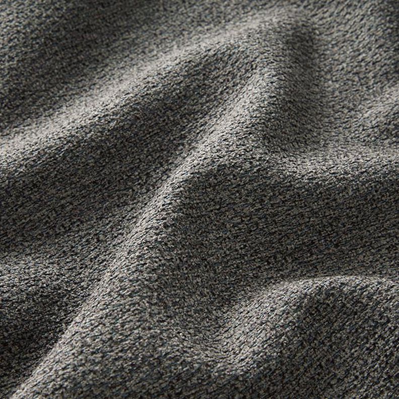 Tissu de revêtement Effet chenille – gris foncé,  image number 2