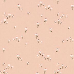 Jersey coton Prairie de marguerites – rosé, 