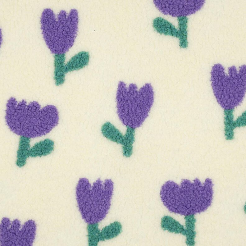 Ourson tulipes | Poppy Fabrics – ivoire, image number 1